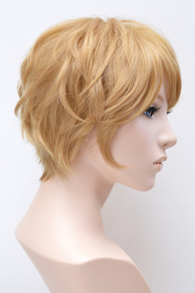 ☆デコカワ☆前髪付きフロントレース☆無造作ショート☆ w14-SC ☆デコカワ☆前髪付きフロントレース☆無造作ショート☆ w14-SC